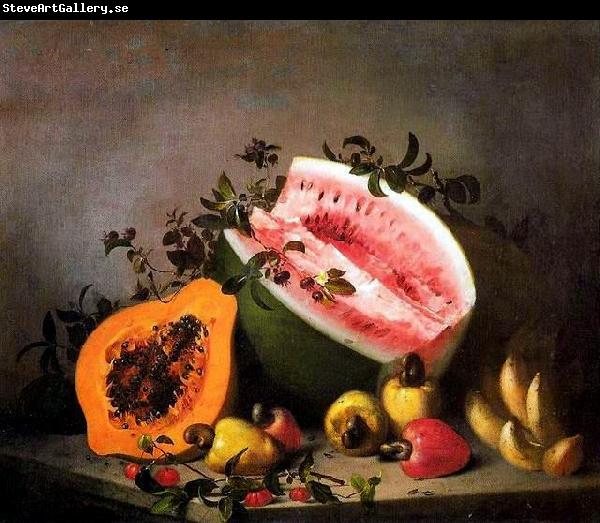 unknow artist Papaya and watermelon